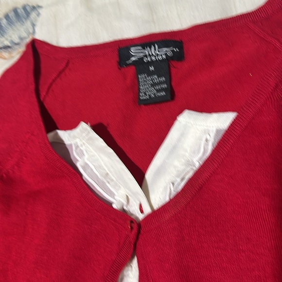 NWT SML Design Cardigan Blouse Combo - Picture 10 of 11
